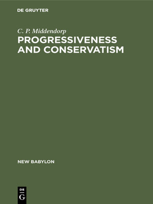 cover image of Progressiveness and Conservatism